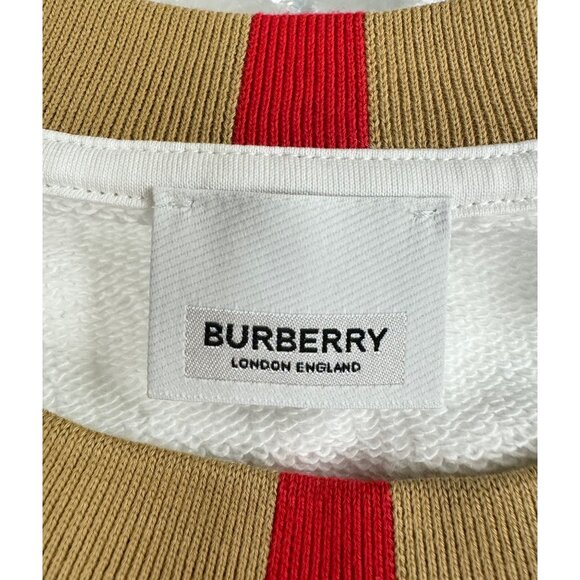 Burberry White Sweatshirt Classic Design - Picture 4 of 8
